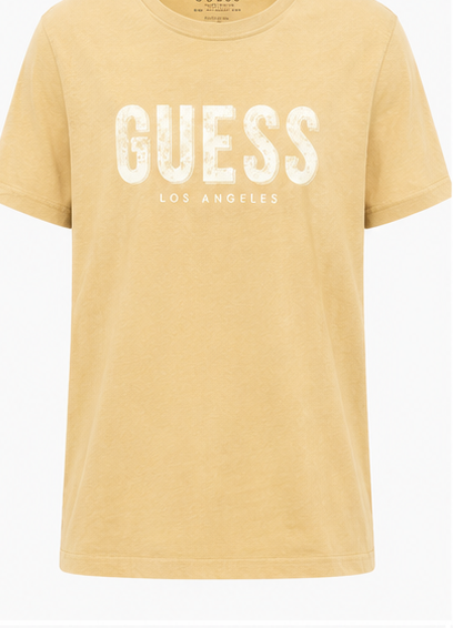 GUESS Beige Men's T-Shirt – Style 005 view 3