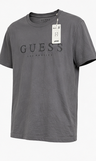 GUESS Charcoal Grey Men's T-Shirt – Style 007 view 6