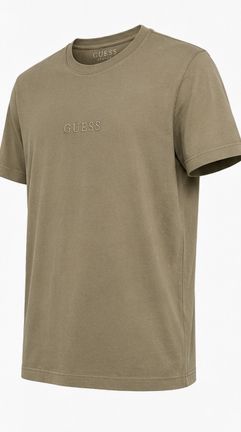 GUESS Olive Men's T-Shirt – Style 008 view 6