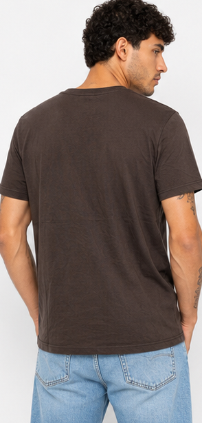 GUESS Dark Brown Men's T-Shirt – Style 010 view 2