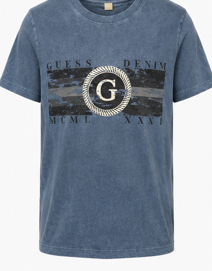 GUESS Blue Men's T-Shirt – Style 013 view 3