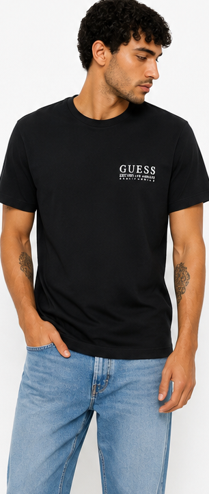 GUESS Black Men's T-Shirt – Style 014 view 1