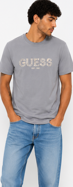 GUESS Grey Men's T-Shirt – Style 016 view 1