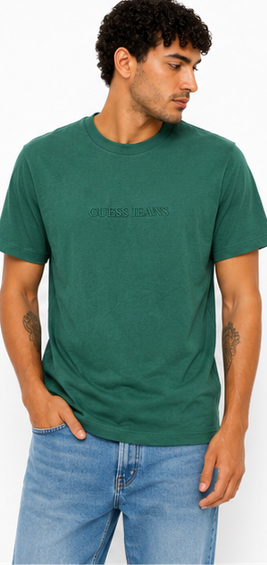 GUESS Green Men's T-Shirt – Style 017 view 1