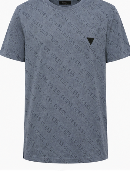 GUESS Blue Grey Men's T-Shirt – Style 018 view 3