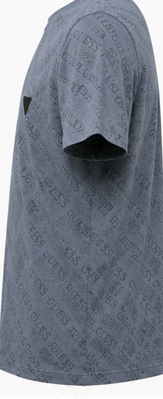 GUESS Blue Grey Men's T-Shirt – Style 018 view 4