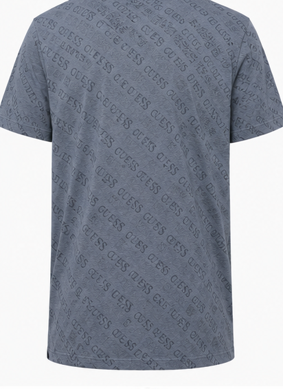 GUESS Blue Grey Men's T-Shirt – Style 018 view 5