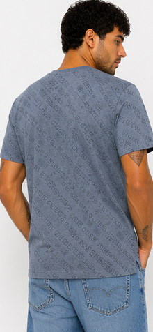 GUESS Blue Grey Men's T-Shirt – Style 018 view 2