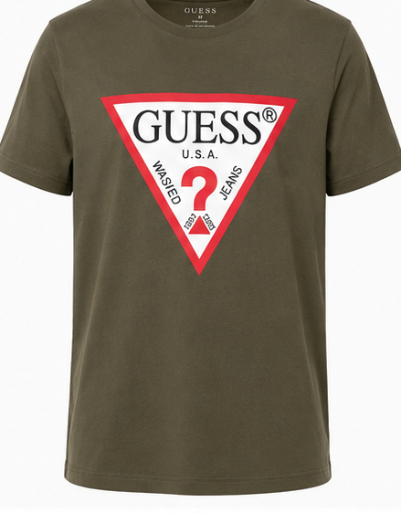 GUESS Olive Men's T-Shirt – Style 019 view 3