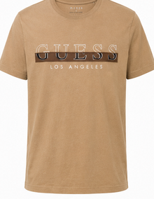 GUESS Tan Men's T-Shirt – Style 020 view 3