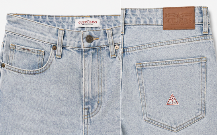 Guess Light Wash Relaxed Jeans — detail 4