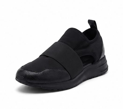 Flat Black Sneakers