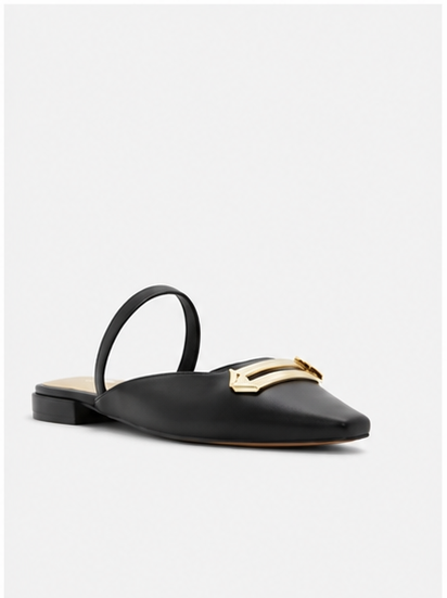 Flat Black Sandals