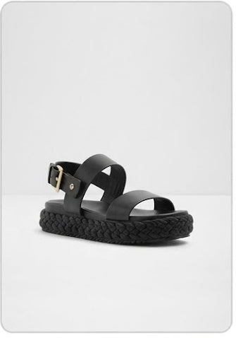 Chunky Black Sandals