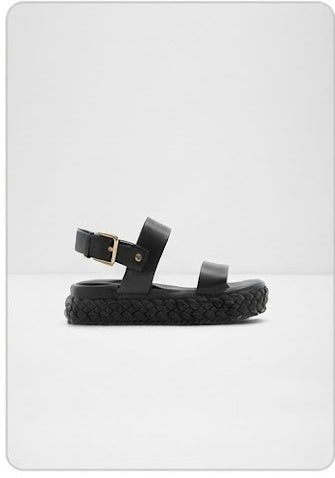 Chunky Black Sandals