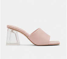 Heeled Pink Mules