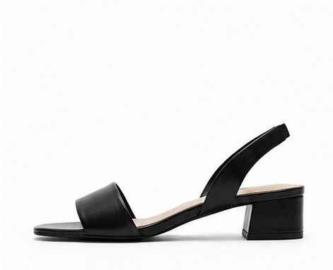 Flat Black Sandals