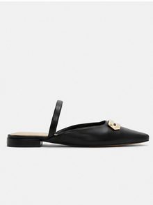 Flat Black Sandals