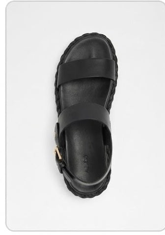 Chunky Black Sandals