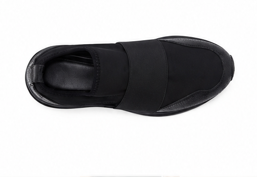 Flat Black Sneakers