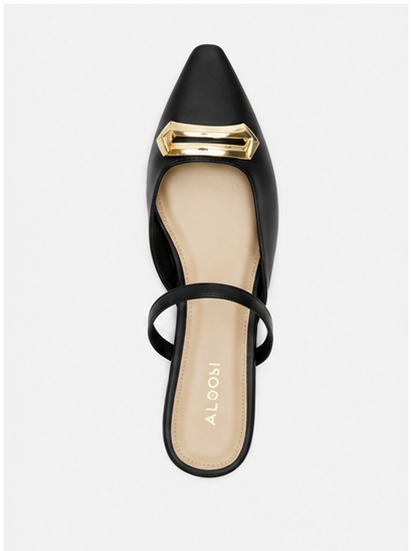 Flat Black Sandals