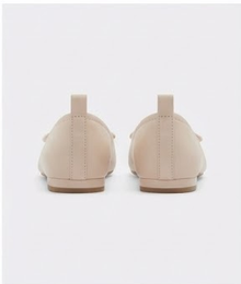 Bow-detail Beige Boots