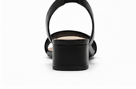Flat Black Sandals