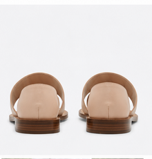 Flat Beige Mules