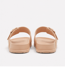 Flat Beige Mules
