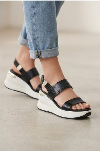 Chunky Black Sandals