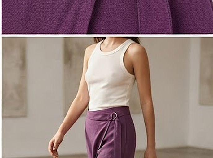 Hobz Pants 30353 - Purple