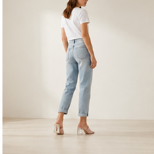 Heeled Pink Mules