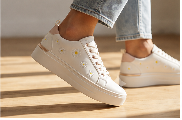 Women's White Sneakers