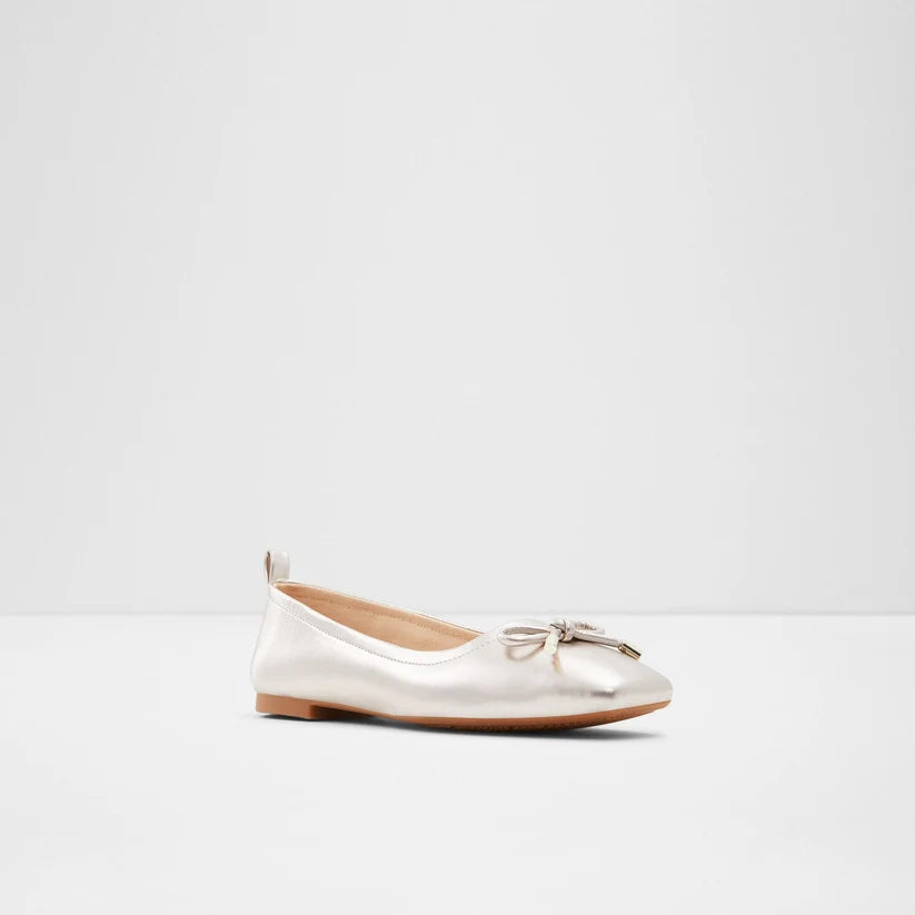 Flat  Silver Boots
