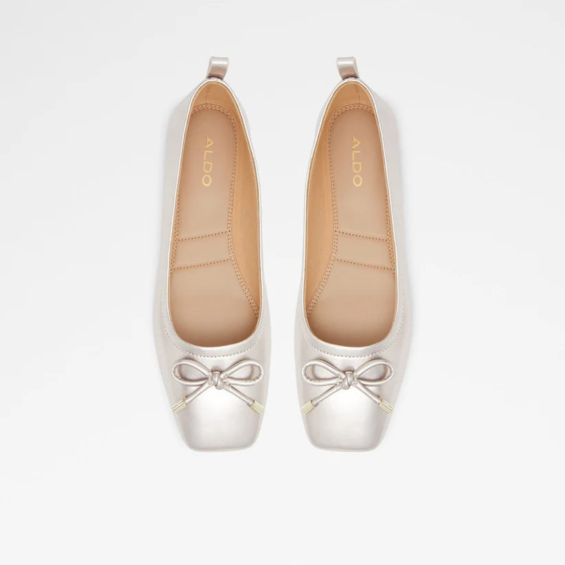 Flat  Silver Boots