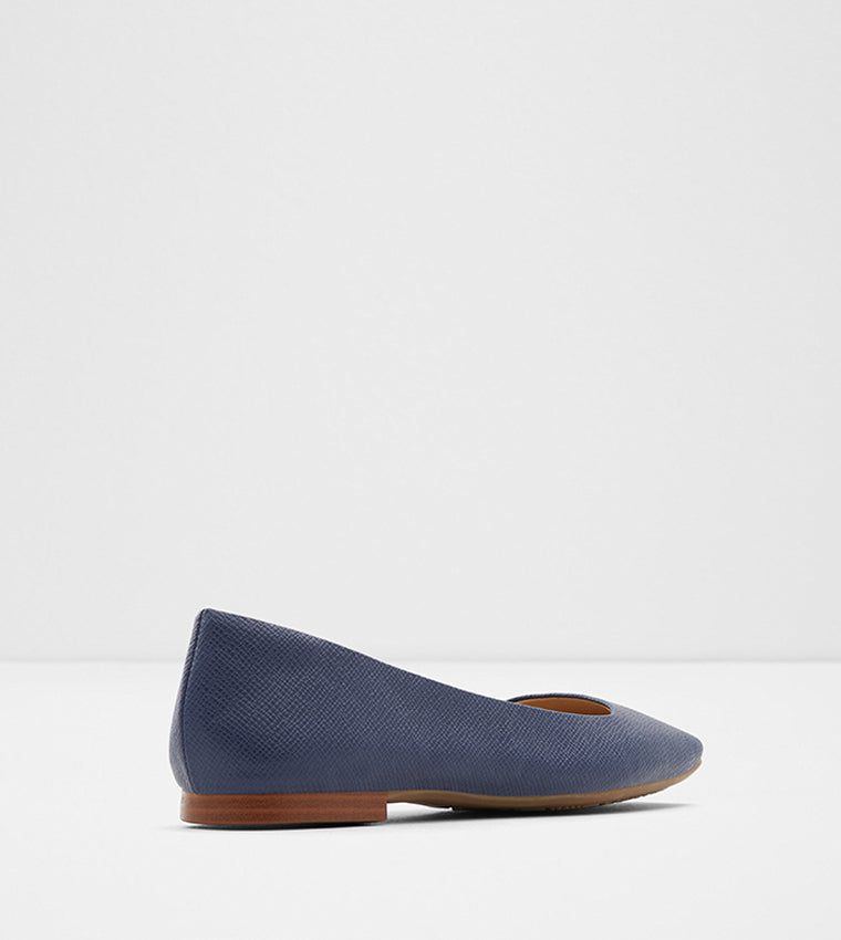 Flat Navy Boots