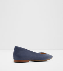 Flat Navy Boots