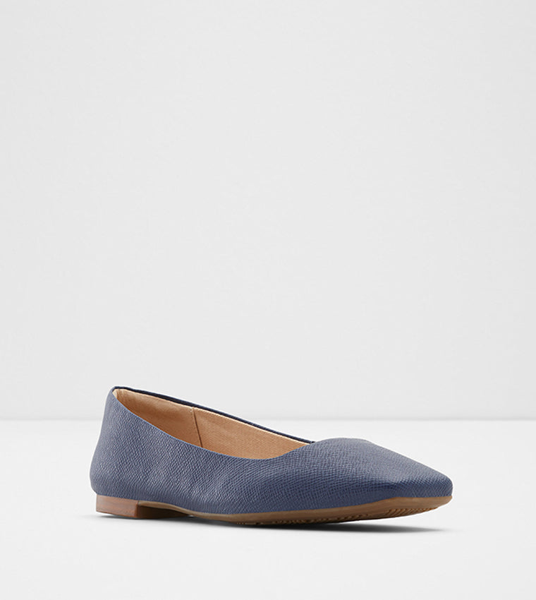 Flat Navy Boots