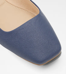 Flat Navy Boots