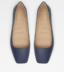 Flat Navy Boots
