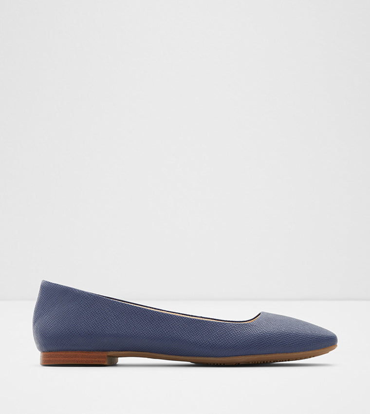 Flat Navy Boots