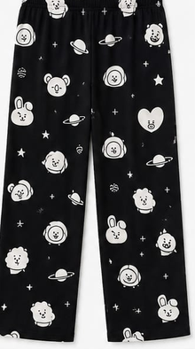 Max Black Cartoon Print Pajama Set — detail 2