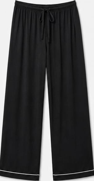 Max Black Piped Long-Sleeve Pajama Set — detail 2