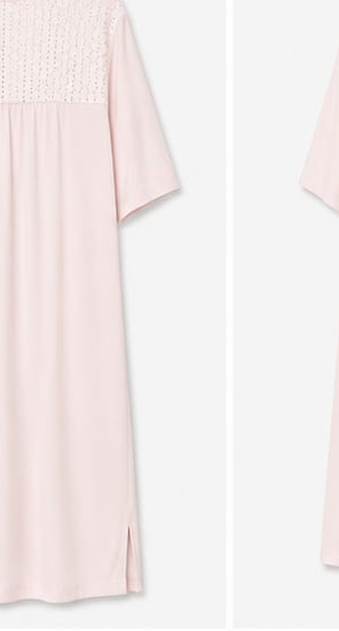 Max Blush Pink Button Nightdress — detail 4