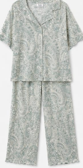 Max Grey Paisley Pajama Set — detail 1