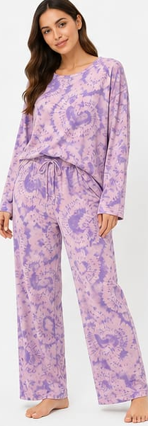Max Lavender Paisley Pajama Set — detail 4