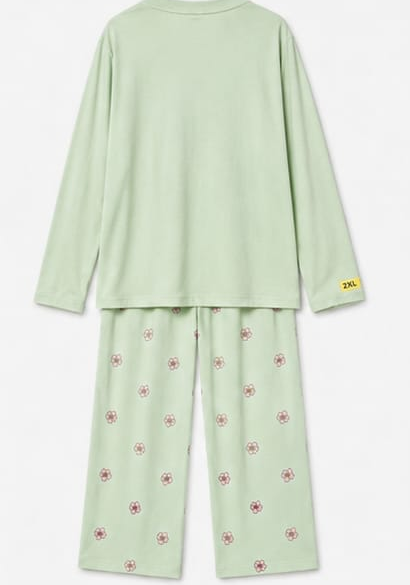 Max Mint Nature Print Pajama Set — detail 3
