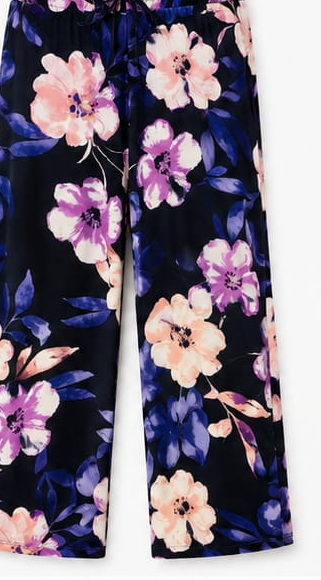 Max Navy Floral Pajama Set — detail 2