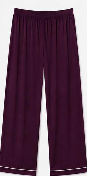 Max Plum Piped Long-Sleeve Pajama Set — detail 2