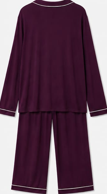 Max Plum Piped Long-Sleeve Pajama Set — detail 3